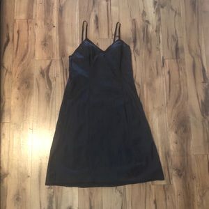 Vintage Black Barbazion Taffreda Slip